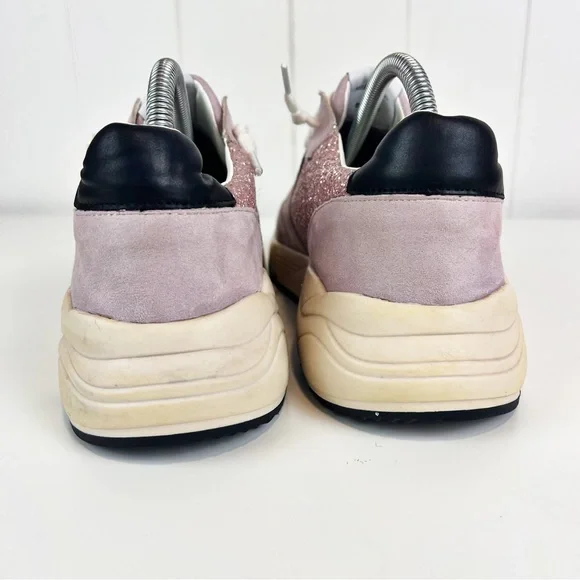 Mi.iM Fashion Shoe Rowan Purple Glitter Star Chunky Sneaker Womens Size … - Picture 4 of 9